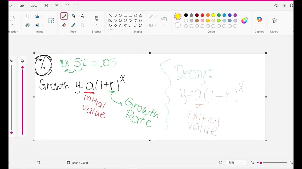 6.3 - Exponential Growth & Decay Video Lesson