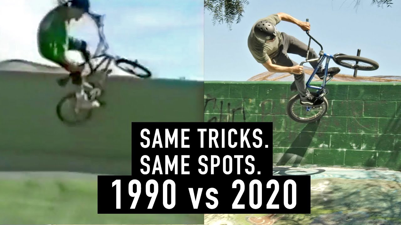 1990 vs 2020? RECREATING 30 YEAR OLD BMX TRICKS