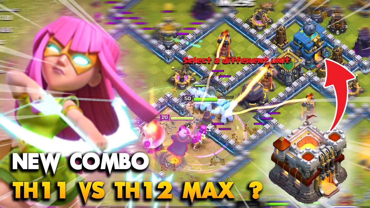 THIS ATTACK DOESN'T MAKE SENSE🤯TH11 VS TH12 MAX EASY ?? | Clash Of Clans