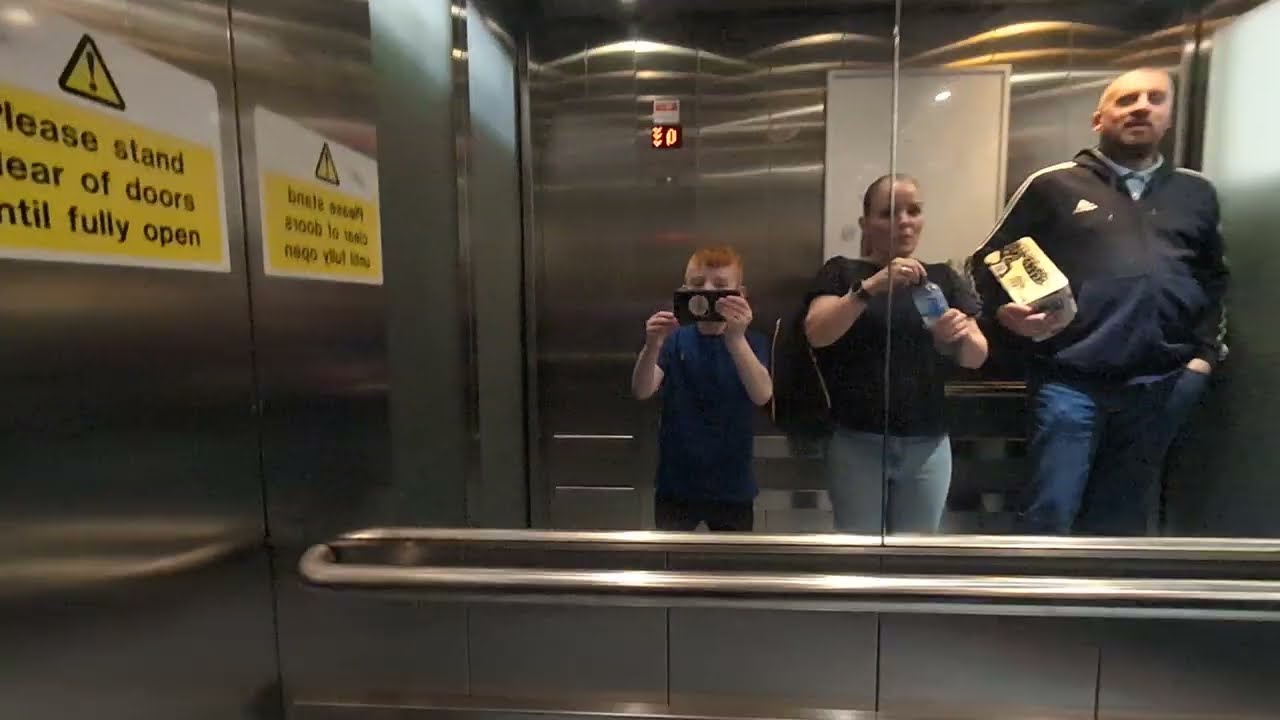 The Kone MonoSpace lift at Kennedy Centre food court in Belfast
