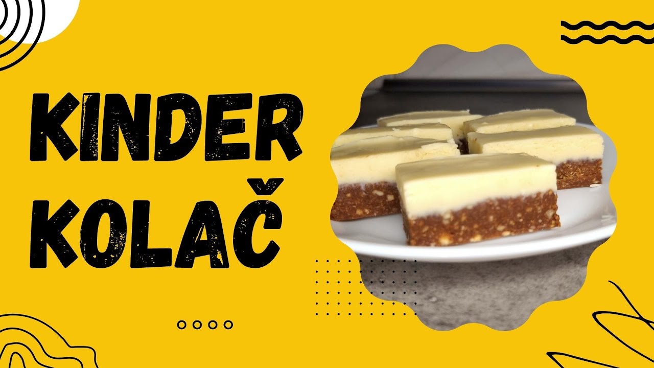 Recept za Kinder Kolač / Recept za Belu Bajaderu | Sitni Kolači za Svaku Priliku