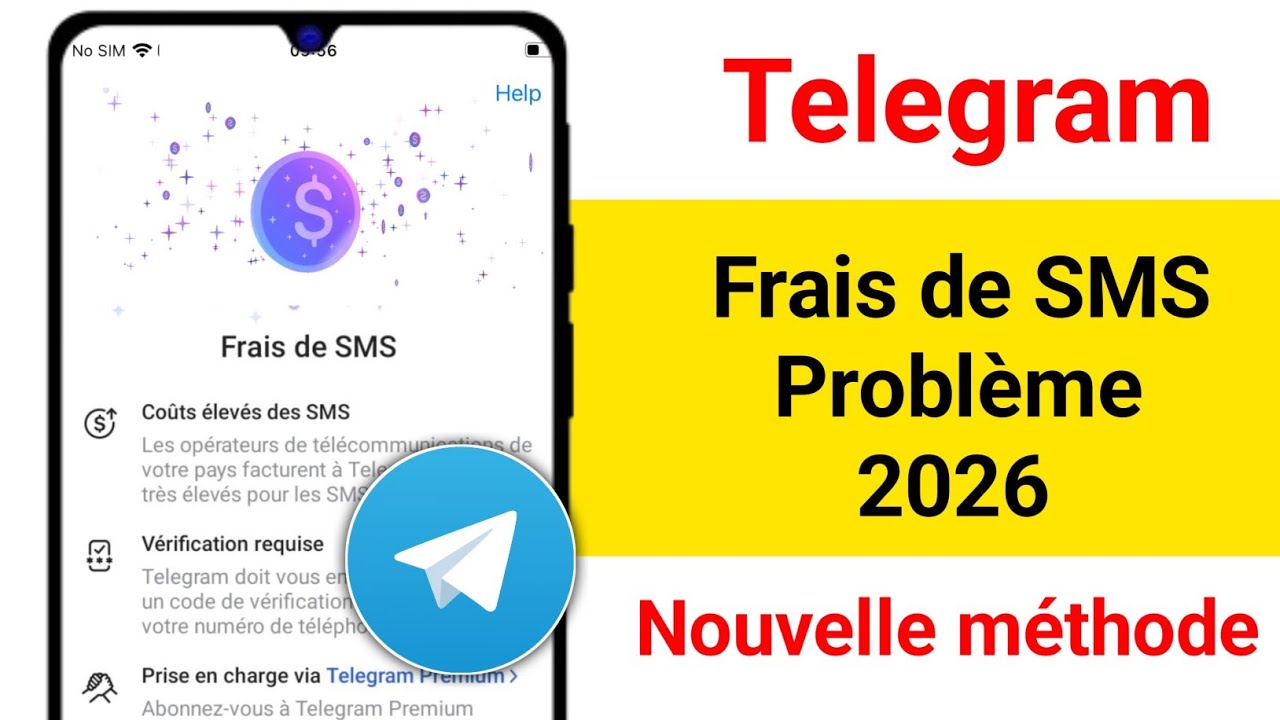 Problème de frais SMS Telegram 2026 || Comment résoudre le problème de frais SMS Telegram