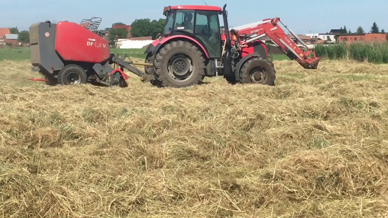 Sianokosy 2017 Balotowanie I Zbiór Bel, Zetor, New Holland, Unia Famarol