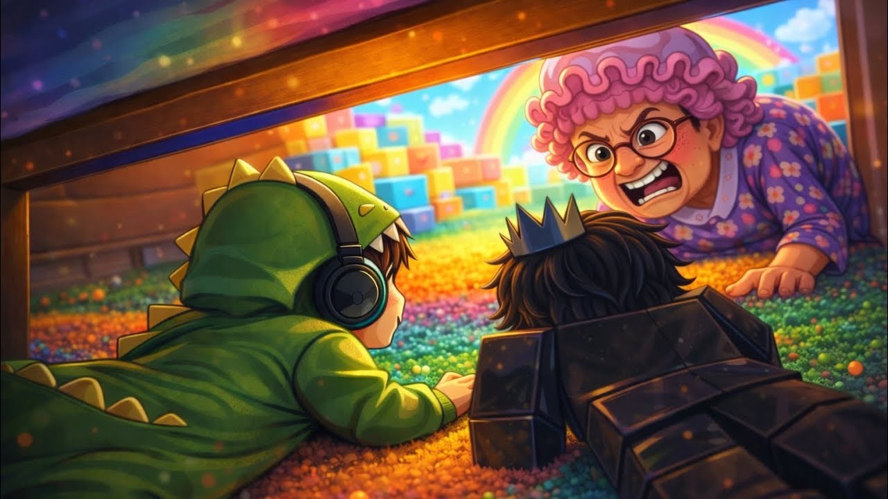 No despiertes a la abuela 💤!!! (Colaboración con Zona blox)