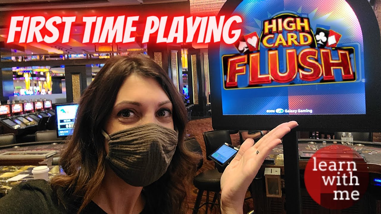🟡 Let's Learn To Play! HIGH CARD FLUSH ~ Tutorial and Play at Red Rock Casino Las Vegas