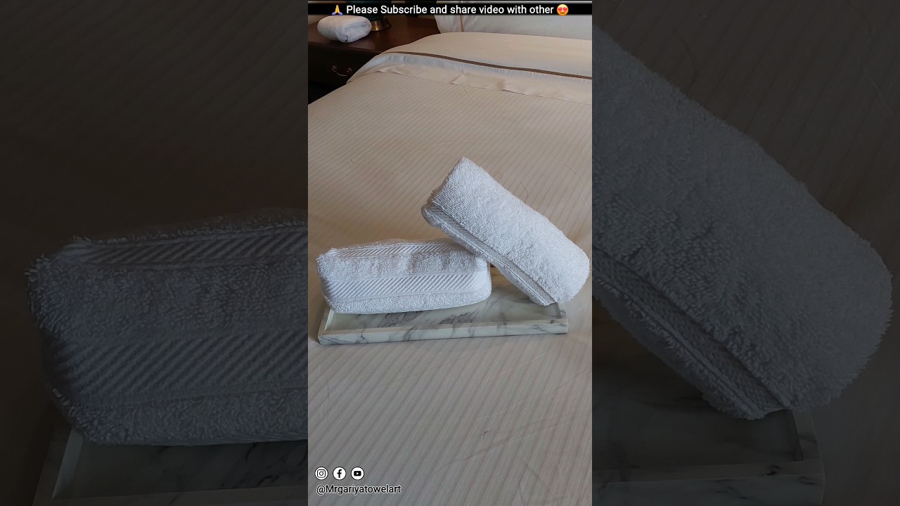 👌 How to Fold Towels Like Luxury Spas Hotels Do | Towel Folding.