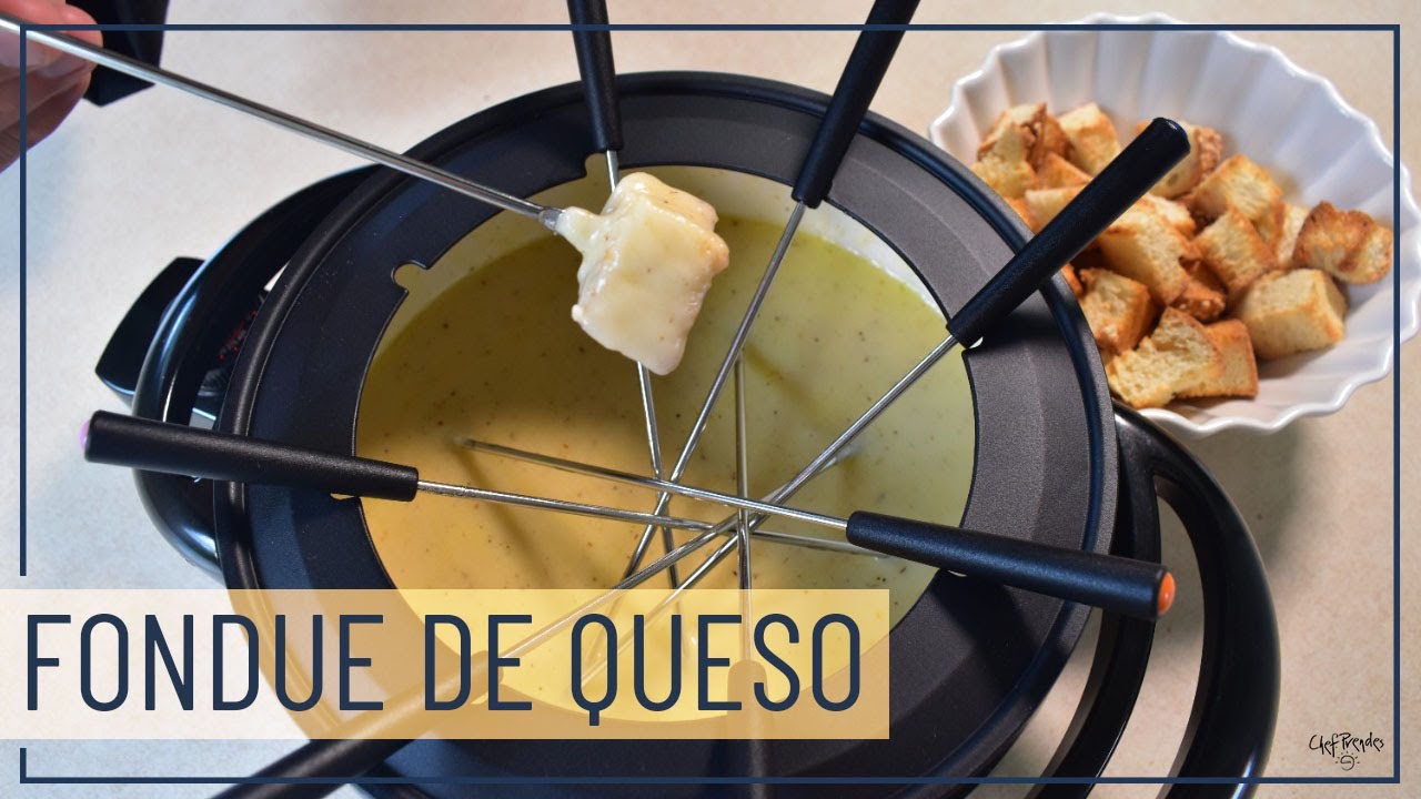 Como hacer Fondue de Queso. Receta Tradicional y Fácil.