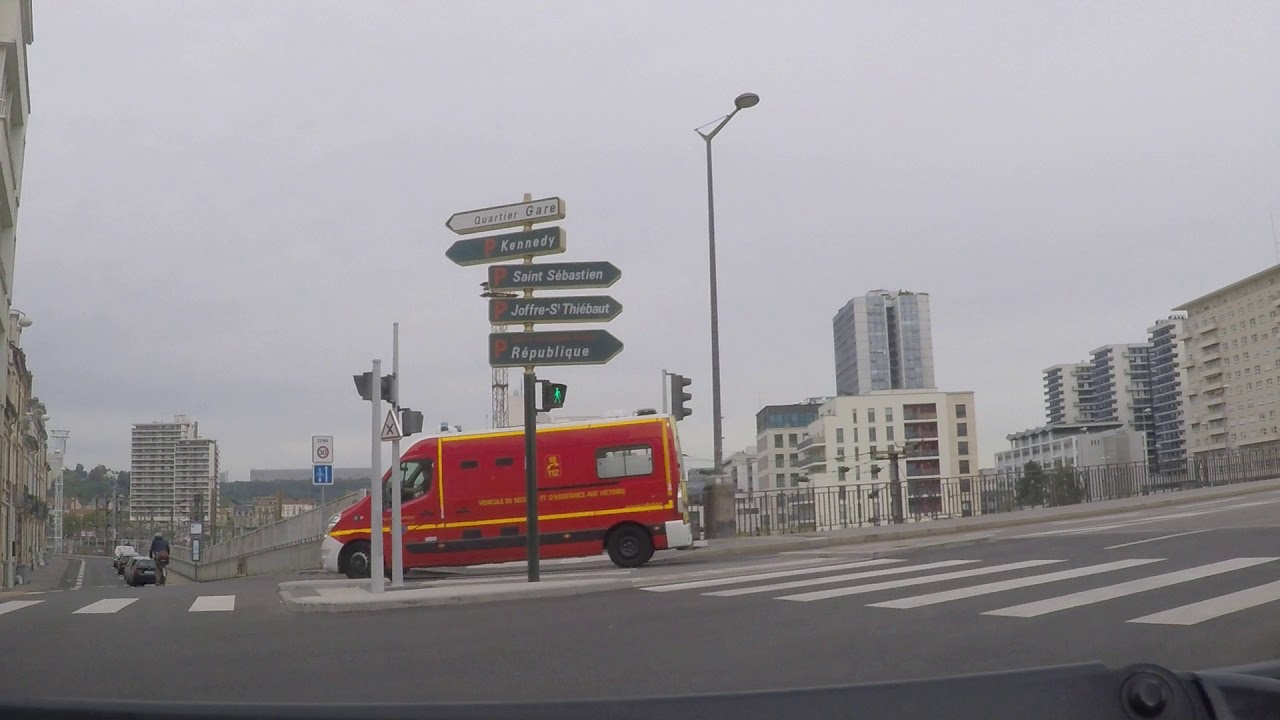 France by Autoroute/Road - Nancy A330 into City Centre