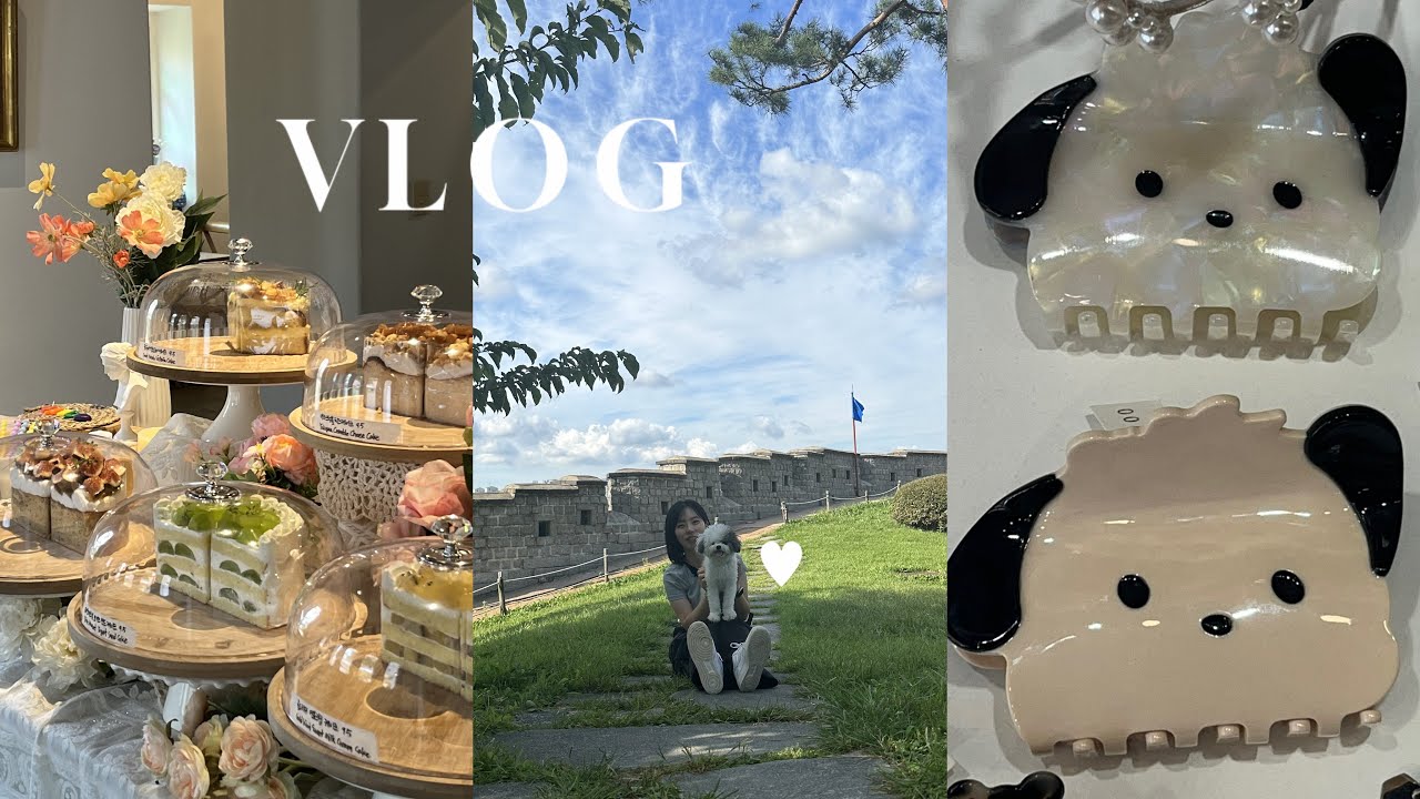 VLOG 수원에서 제일 좋아하는 행궁동 | 에그궁 노팅힐베이커리 방화수류정