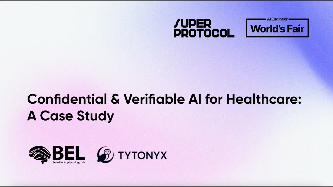Confidential & Verifiable AI for Healthcare: A Case Study – BEL and Tytonyx