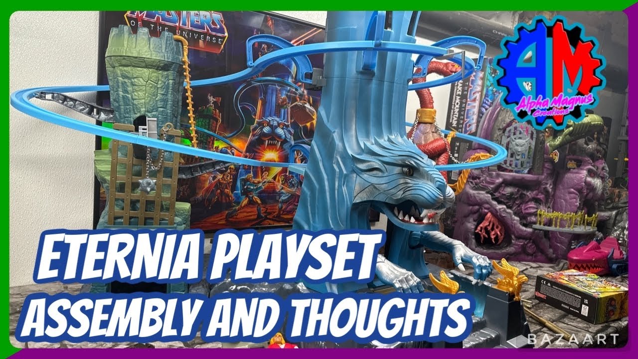Mattel Creations Masters of the Universe Origins Eternia playset: Assembly