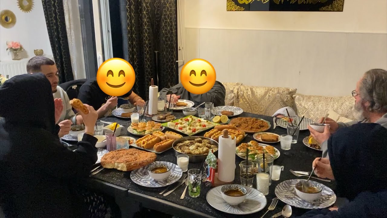 احلى روتين عائلي ممتع تحضير طاولة افطار ليوم 10 من رمضان باطباق متنوعةRoutine Ramadan
