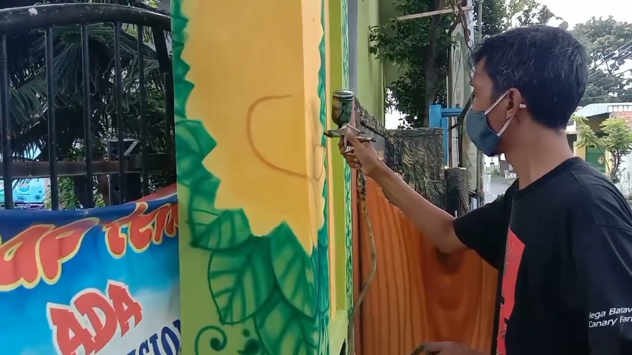 dokumentasi pengecatan di SD negeri jrebeng kulon 1