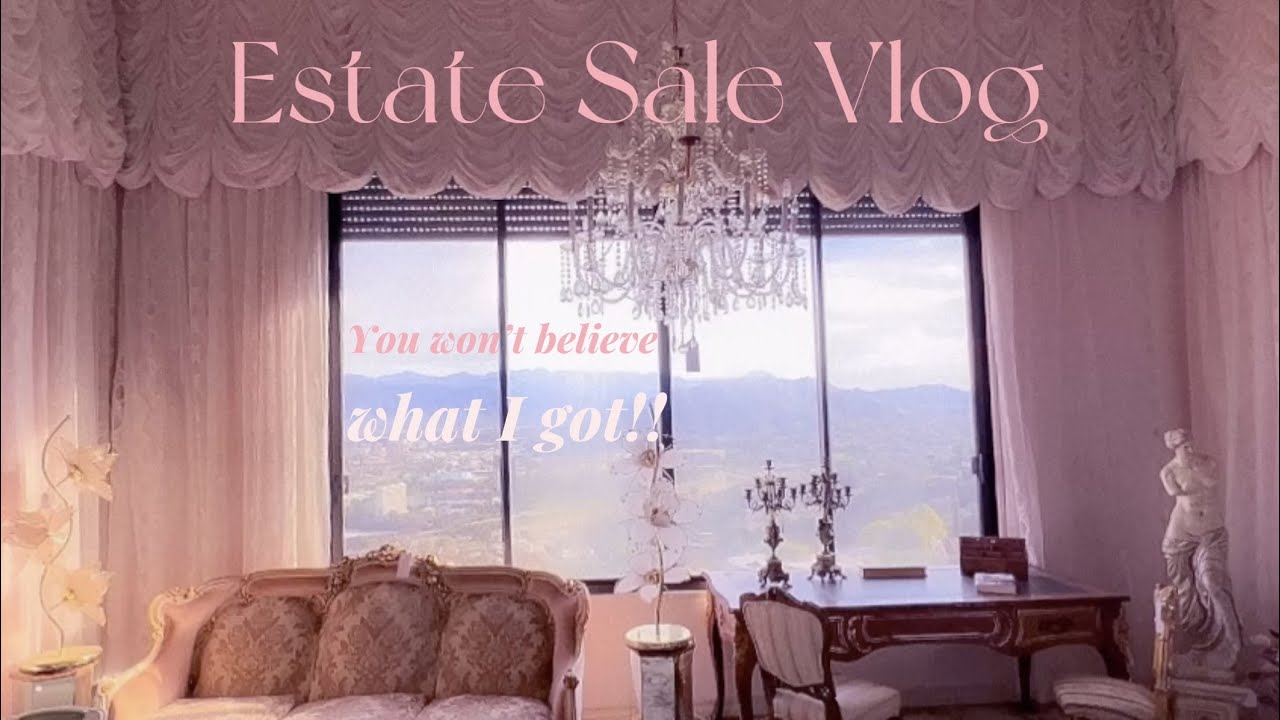 Old Hollywood Estate Sale BEST HOME FINDS OF MY LIFE + a surprise you won't see coming 👀 VLOG & HAUL