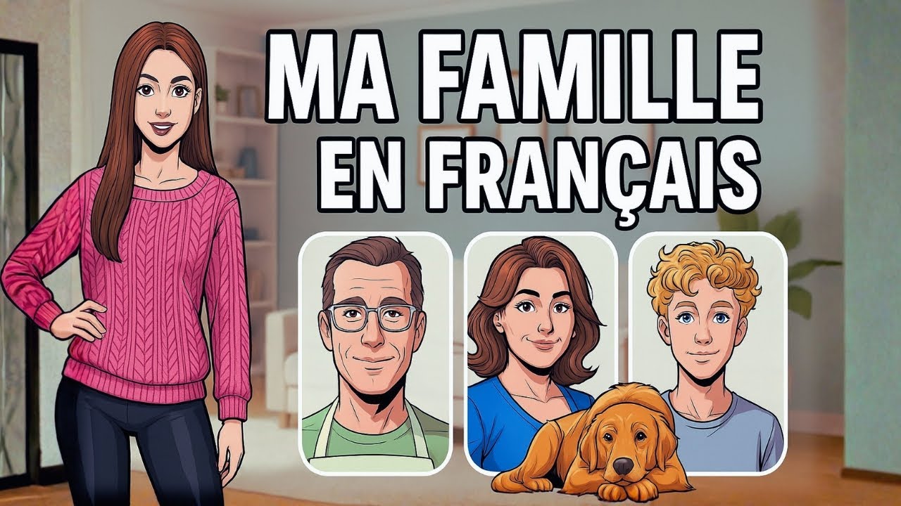 Describe Your Family in French (A1) | Easy French Listening Practice for Beginners