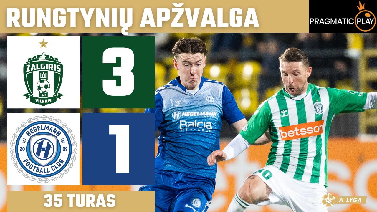 35 turo santrauka: &bdquo;Žalgiris&ldquo; &ndash; &bdquo;Hegelmann&ldquo; (2025-11-02)
