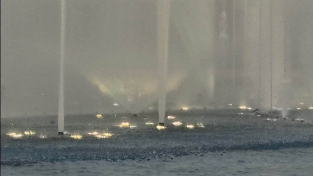 The Fountain At Okada Manila (Promise) Nozzles Closeup (I Don't Want To Miss A Thing) (dusk)