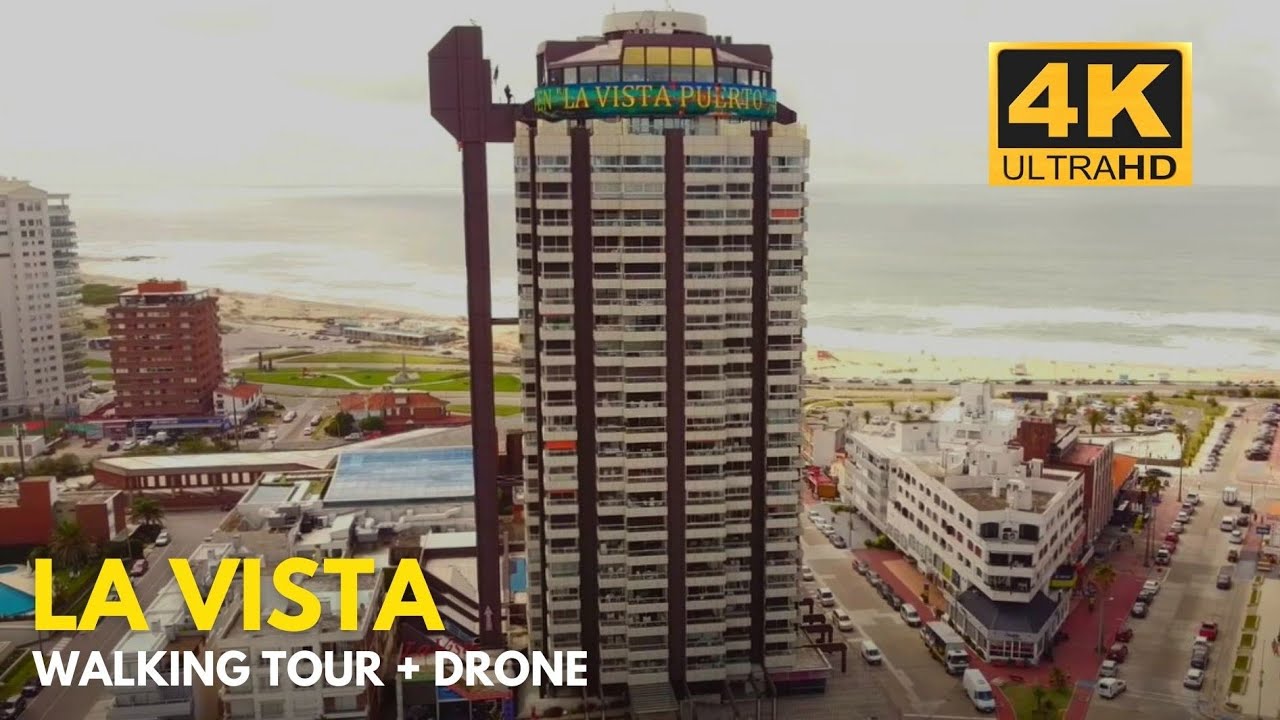 【4K】Visitamos el Restaurante LA VISTA con Panoramicas 360 de PUNTA DEL ESTE 🇺🇾