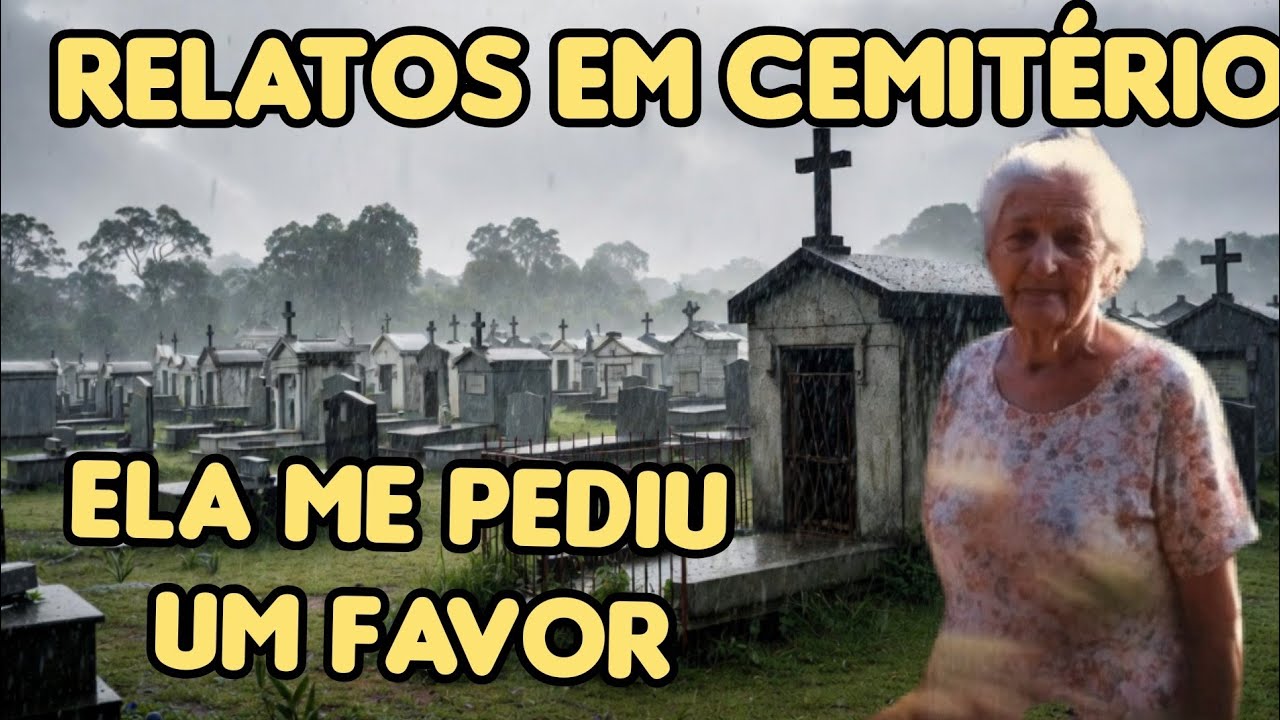 Eu Estava Sozinho no Cemitério… Até Uma Senhora Me Pedir Esse Favor”