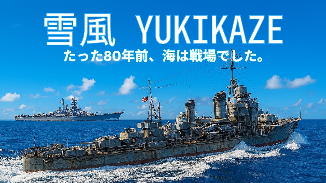 映画『雪風 YUKIKAZE』｜2025年8月15日（金）全国公開【主演：竹野内豊× 玉木宏】──「生きて帰る。生きて還す。」 — “幸運艦” 雪風の実話にもとづく命の物語【戦争MAD】