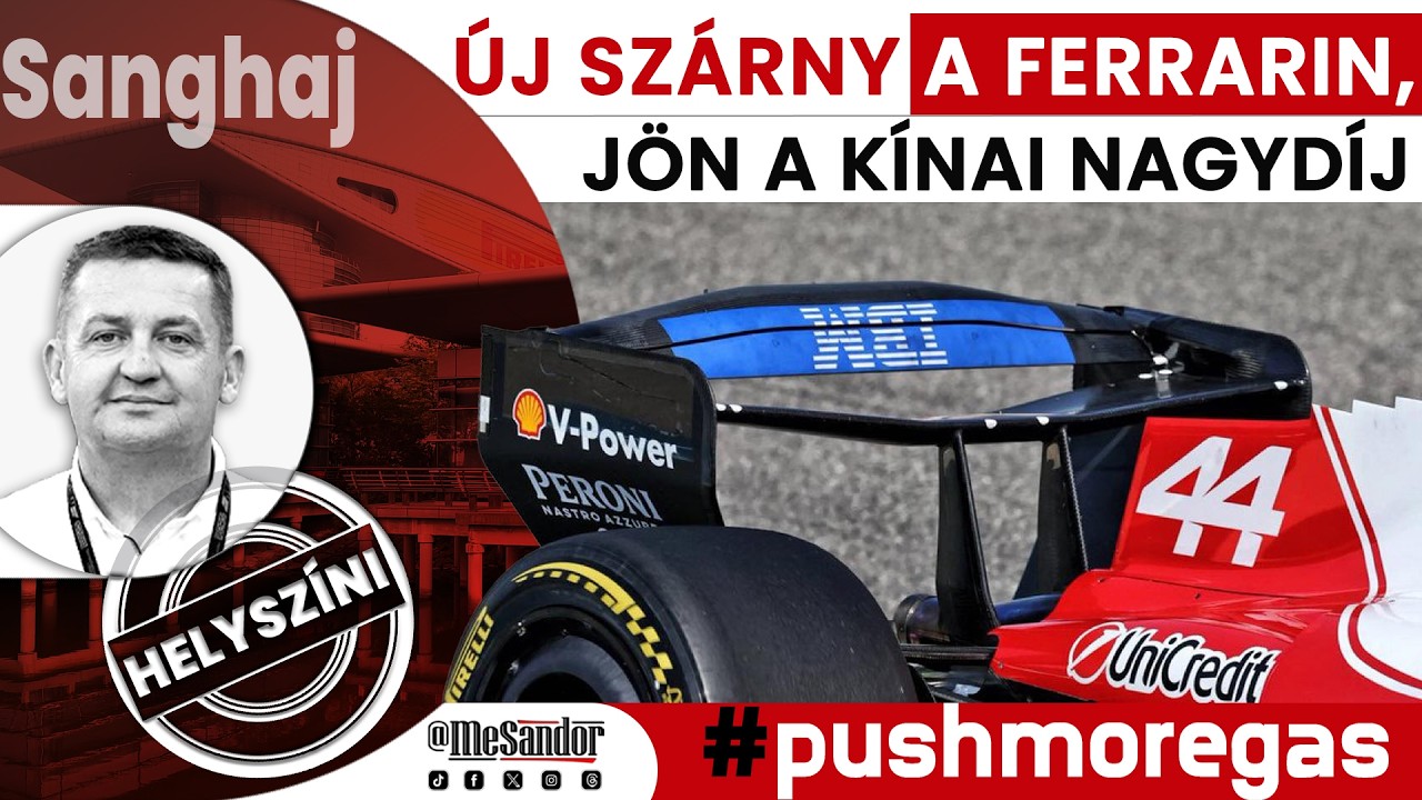 Helyszín: Új szárny a Ferrarin, jön a Kínai Nagydíj