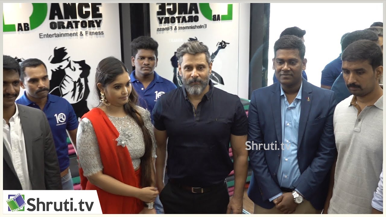 Actor Vikram Launched 10 Fitness laboratory Gym in Chennai