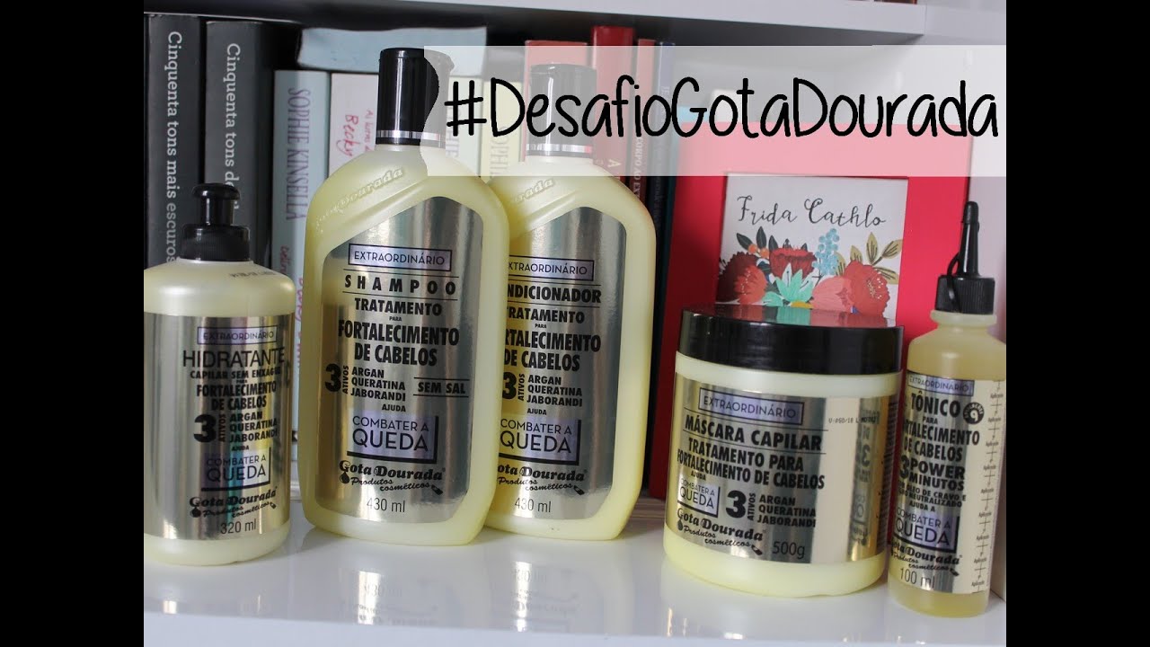Cabelos longos e fortes em 3 meses?! #DesafioGotaDourada