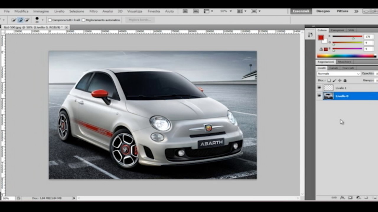 Come accendere i fari di una macchina con Photoshop - Tutorial