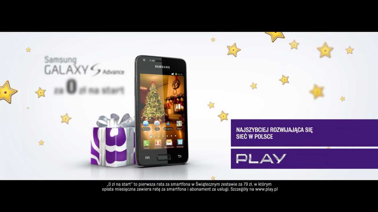 Samsung Galaxy Advance za 0 zł w Świątecznej FORMULE Play