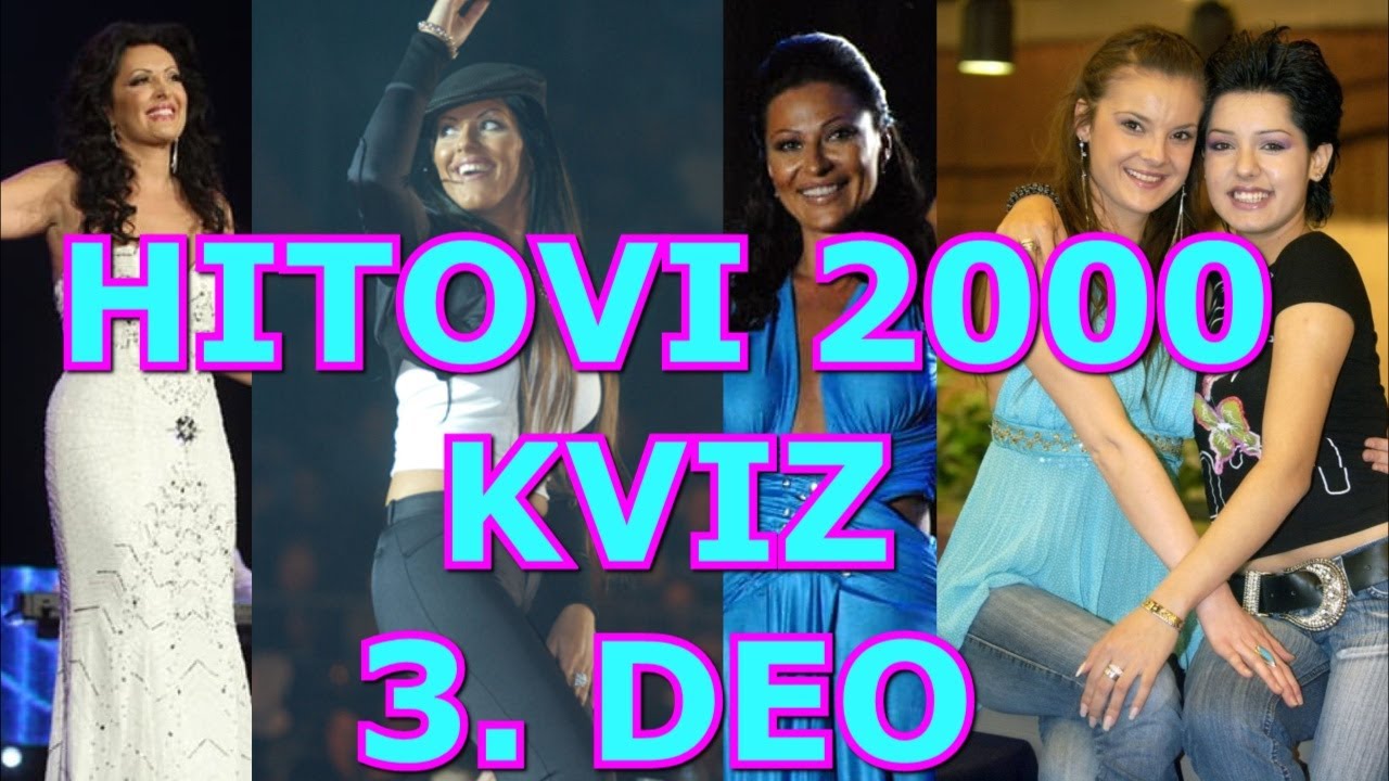 HITOVI 2000IH - KVIZ (3. DEO) (KOLIKO PESAMA MOŽETE DA PREPOZNATE?) - POGODI PESMU