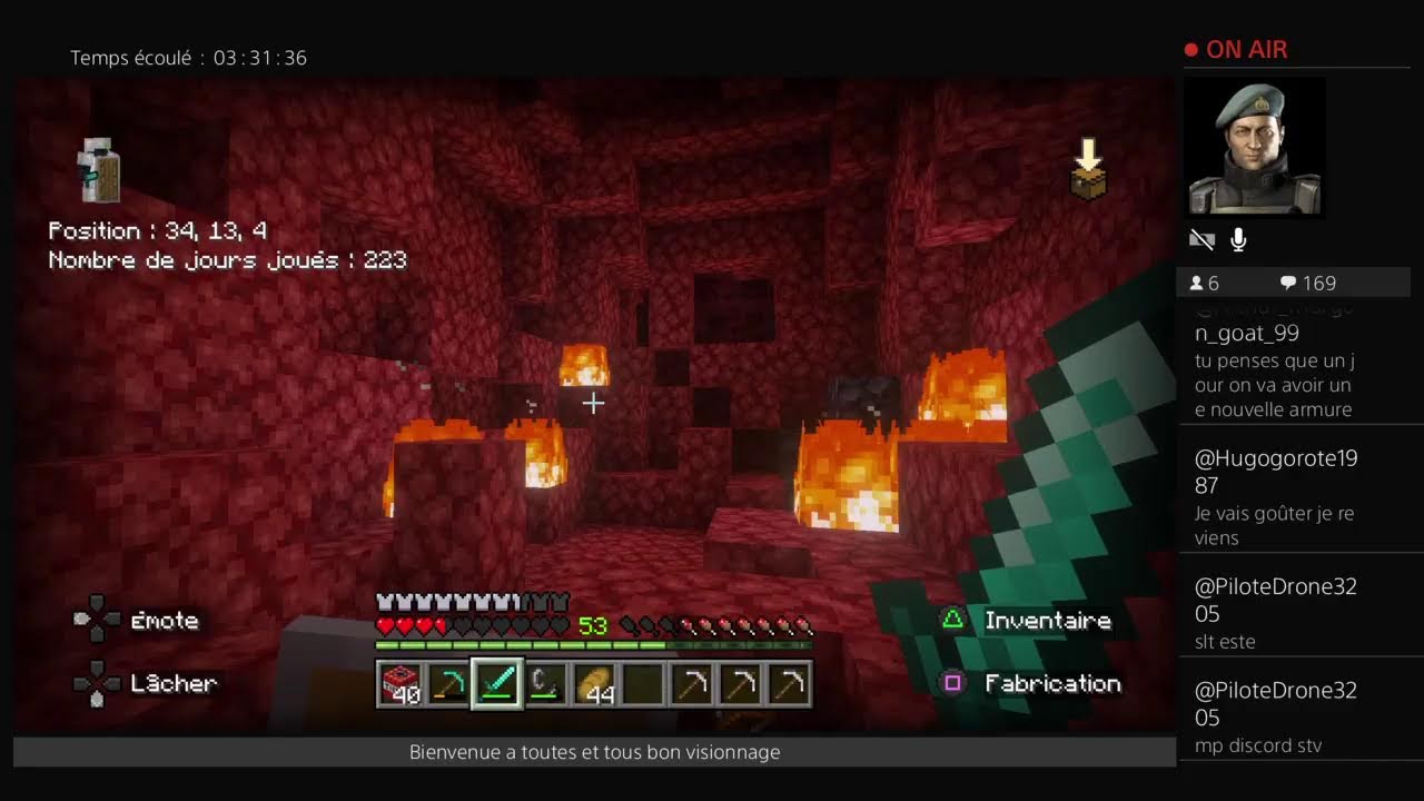 Minecraft:defis ultime trouver 2000 débris de netherite