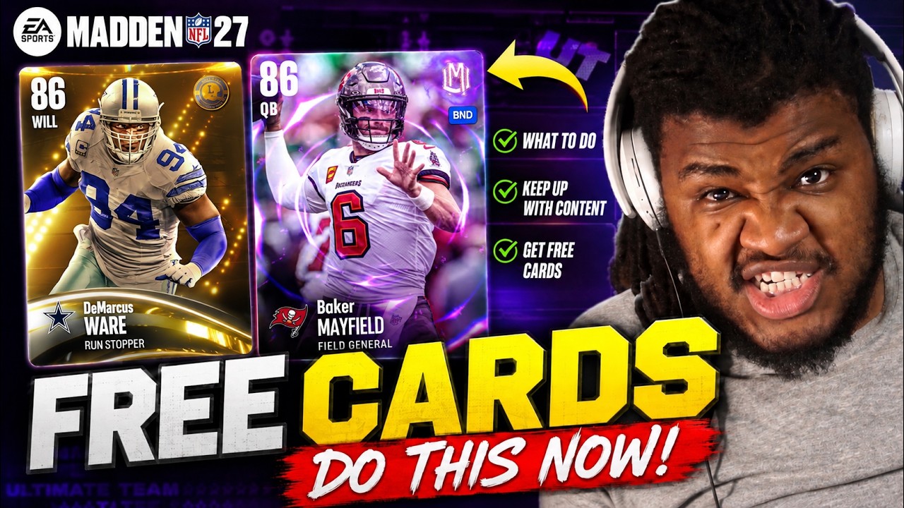 БЕСПЛАТНЫЕ КАРТОЧКИ! БЕСПЛАТНЫЕ МОНЕТЫ! СДЕЛАЙ ЭТО ПРЯМО СЕЙЧАС! MADDEN 27 ULTIMATE TEAM ОБНОВЛЕН...
