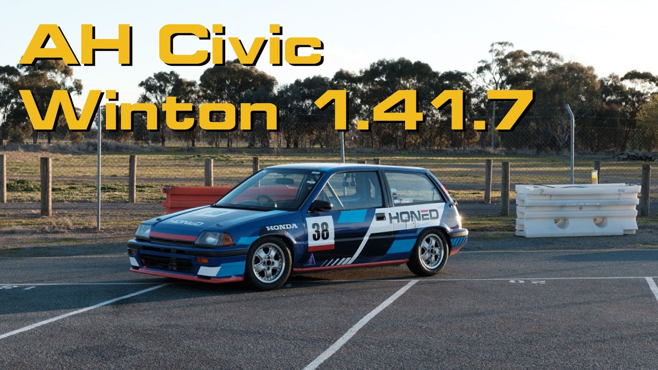 Honed AH Civic 1.41.7 Lap of Winton Raceway