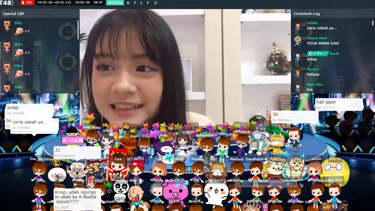 Live Showroom Christy JKT48 - Bahas Anime - 23-9-20