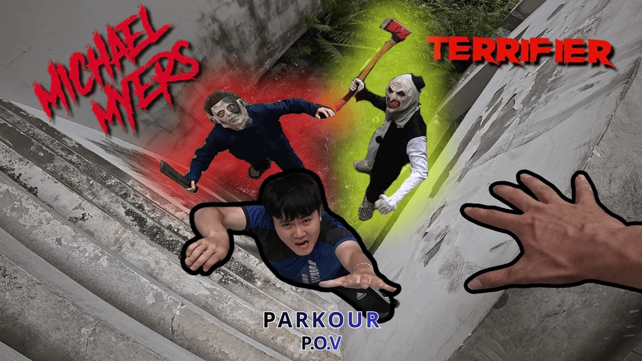 Parkour POV vs Terrifier and Mychael Myers || ESCAPING IN REAL LIFE | Ep : 18