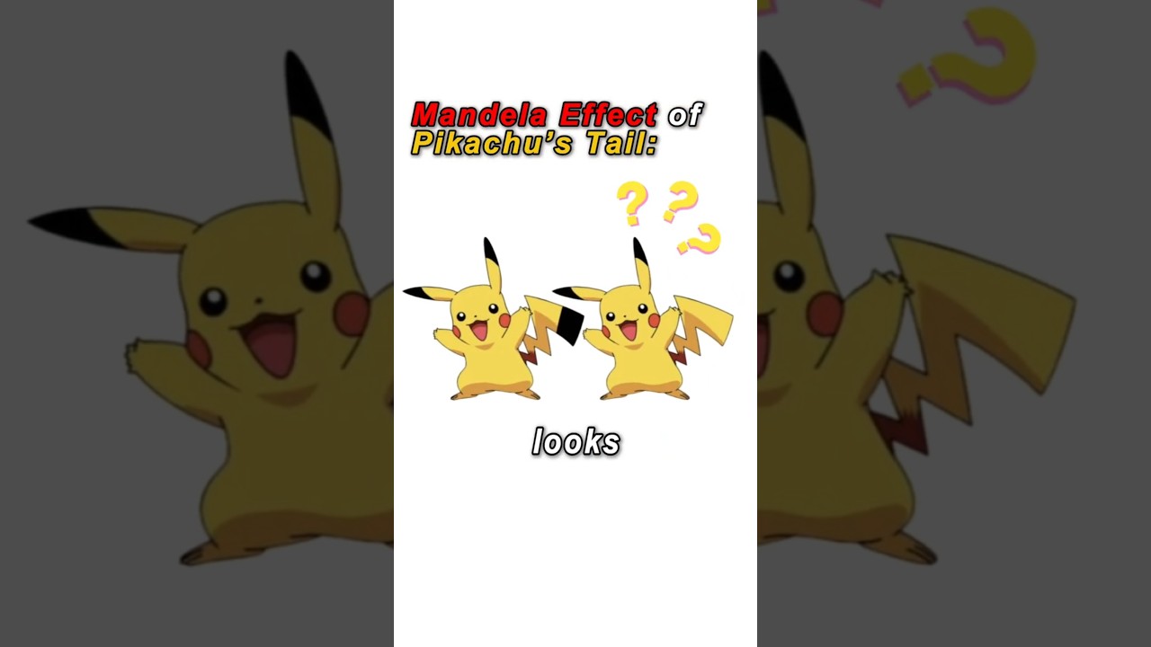 🤯99% zgadnij źle &ndash; efekt Mandeli w ogonie Pikachu #fakty #kr&oacute;tkie