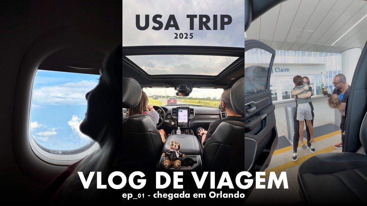 Vlog de viagem para os Estados Unidos - Ep 01: Preparativos e chegada em Orlando