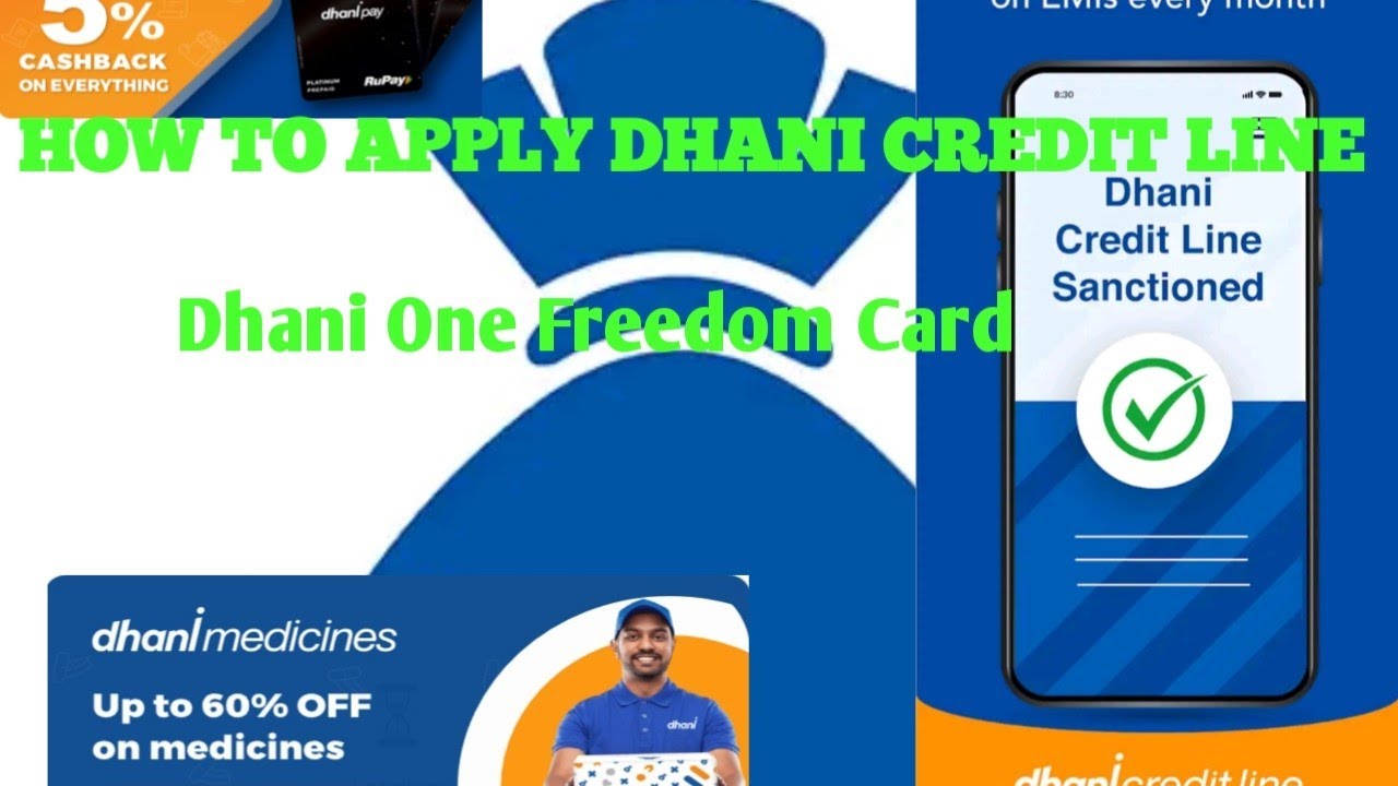 How to Apply Dhani Credit Line And Dhani One Freedom Card.