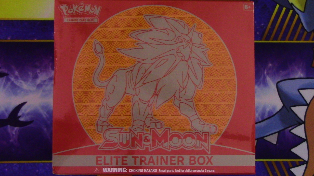 Sun and Moon Elite Trainer Box Solgaleo - Pokemon TCG Unboxing