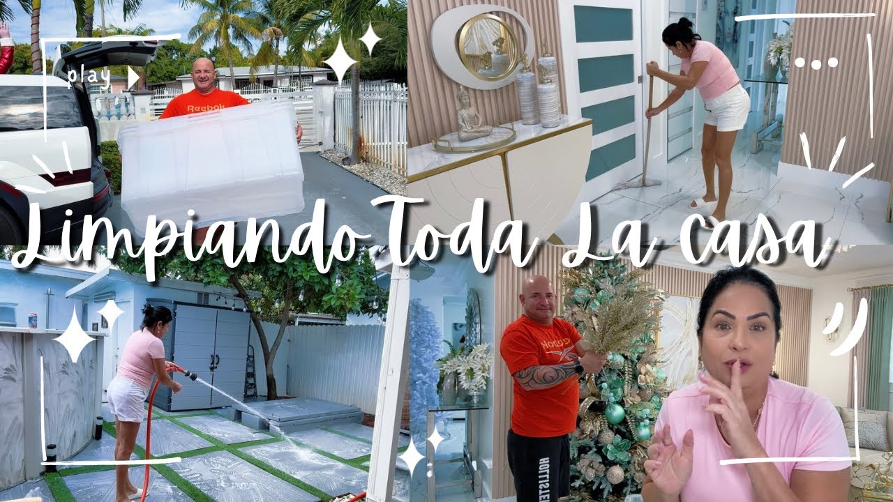 LIMPIEZA EXTREMA CON MI ESPOSO DESPUÉS DE NAVIDAD 🎄 