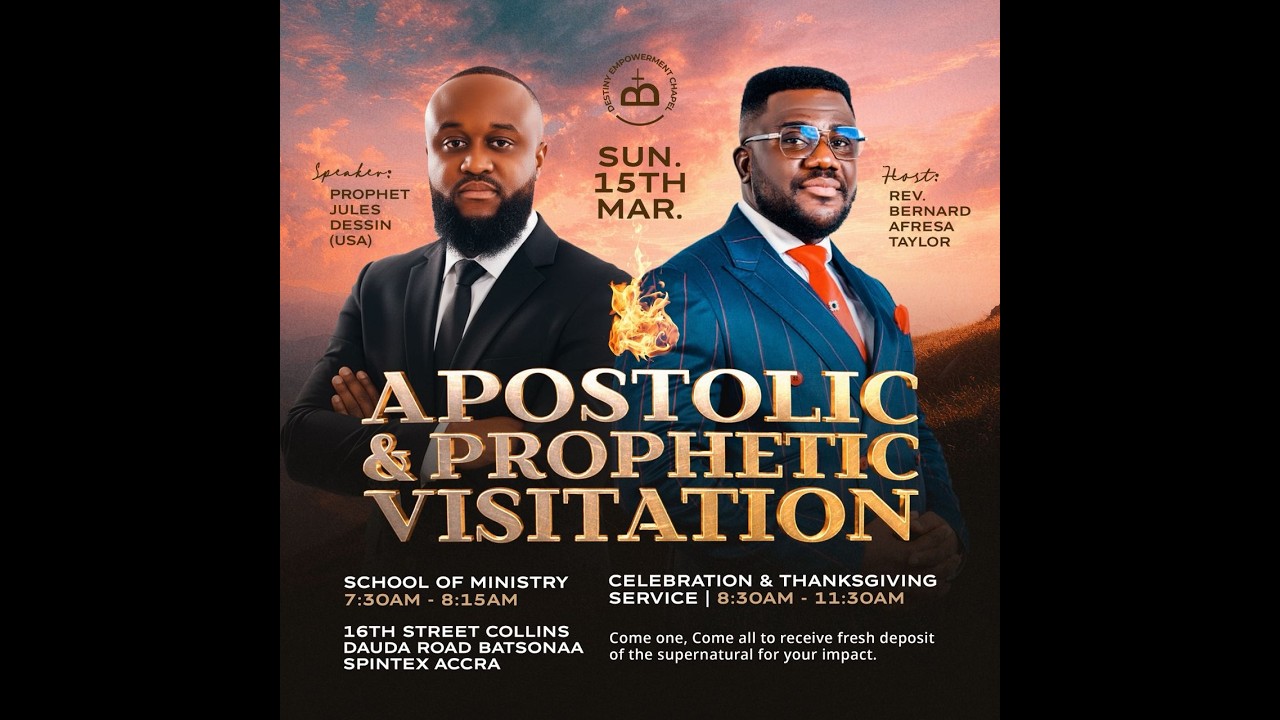 APOSTOLIC AND PROPHETIC VISITATION || PROPHET JULES DESSIN || REV BERNARD TAYLOR || DECI