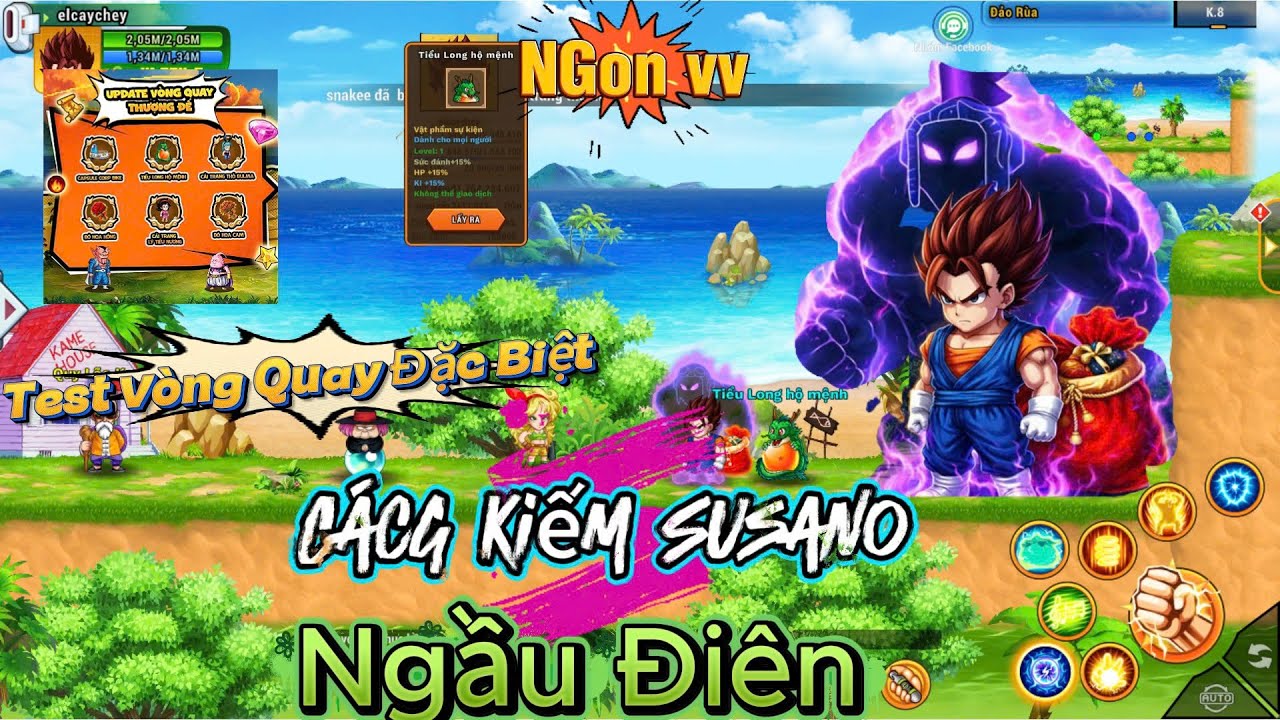 Test Vòng Quay Đặc Biệt Và Cách Kiếm Susano Siêu Ngầu - Ngọc Rồng Awaken
