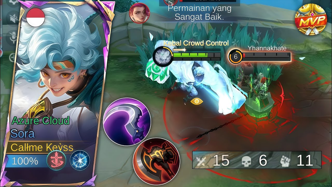 BAHKAN HERO SEKERAS TERIZLA PUN HARUS MERASAKAN BETAPA SAKITNYA DAMAGE SORA | SORA MLBB 