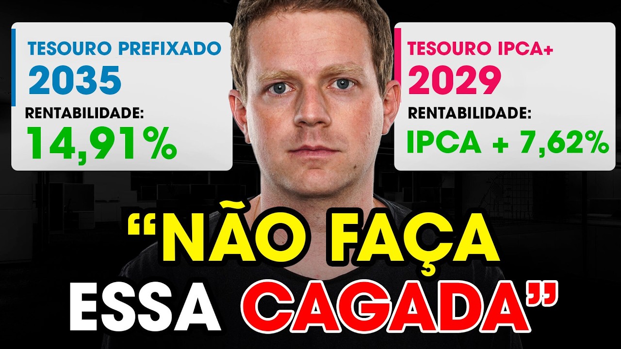TESOURO IPCA+ 7% ou PREFIXADO de 15%: qual é o MELHOR para VOCÊ?