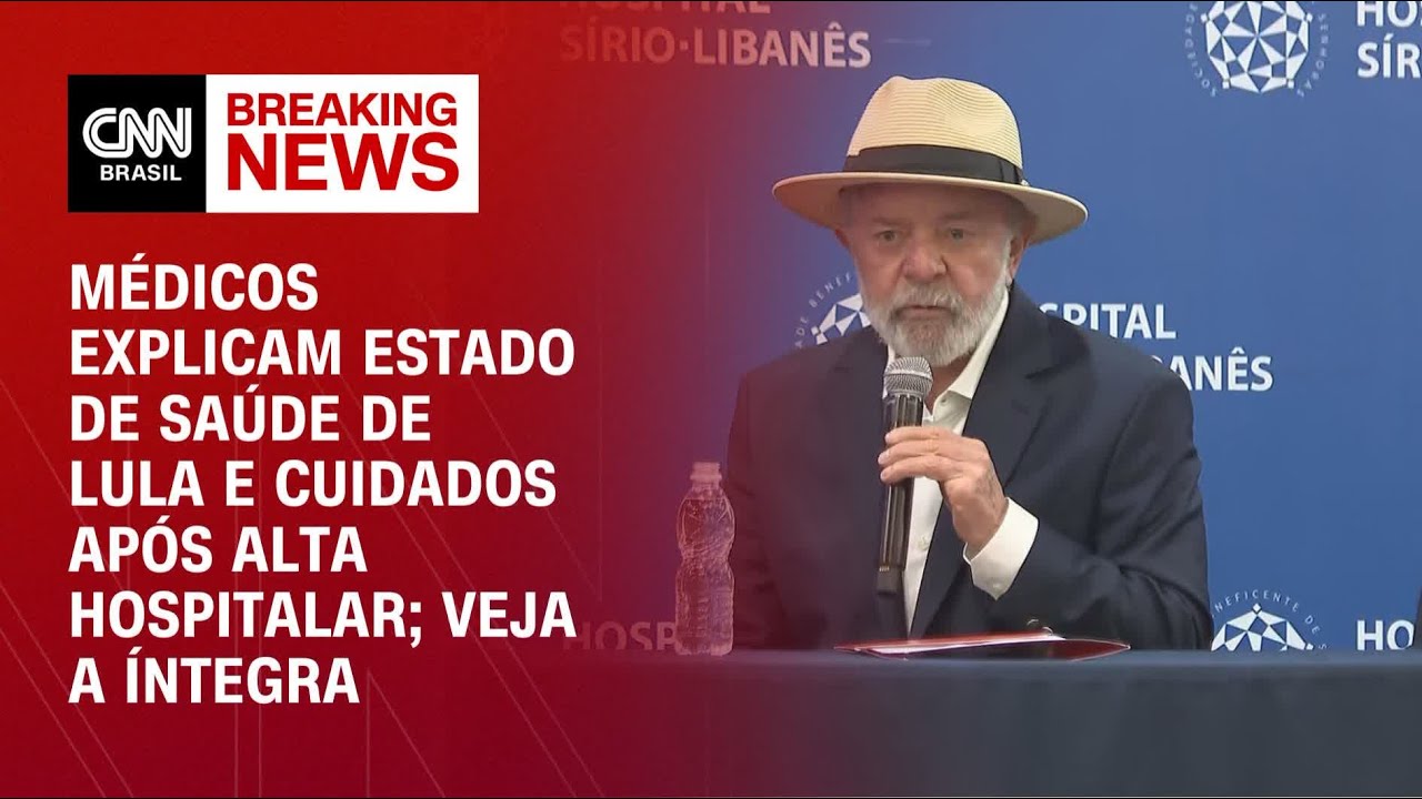 Médicos explicam estado de saúde de Lula e cuidados após alta hospitalar; veja a íntegra | AGORA CNN