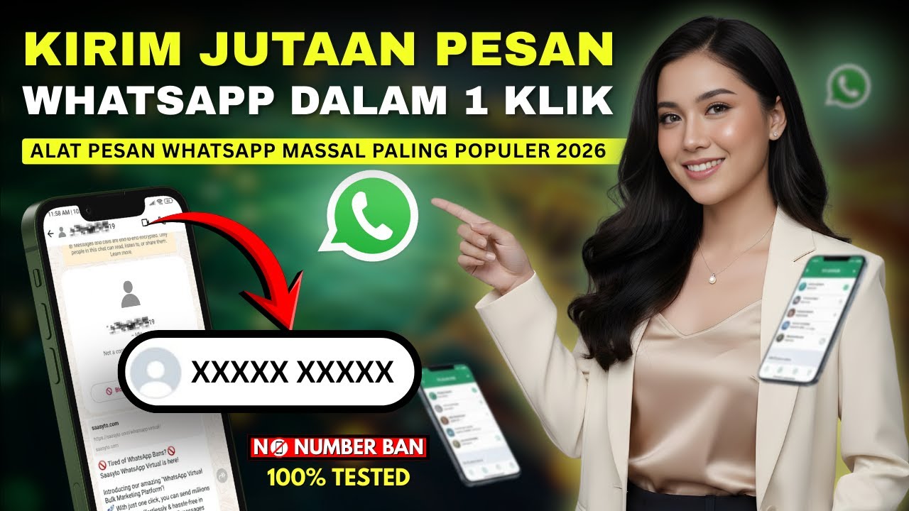 Kirim Pesan WhatsApp Tanpa Batas dalam 1 Klik | Demo Gratis | Software WhatsApp Massal