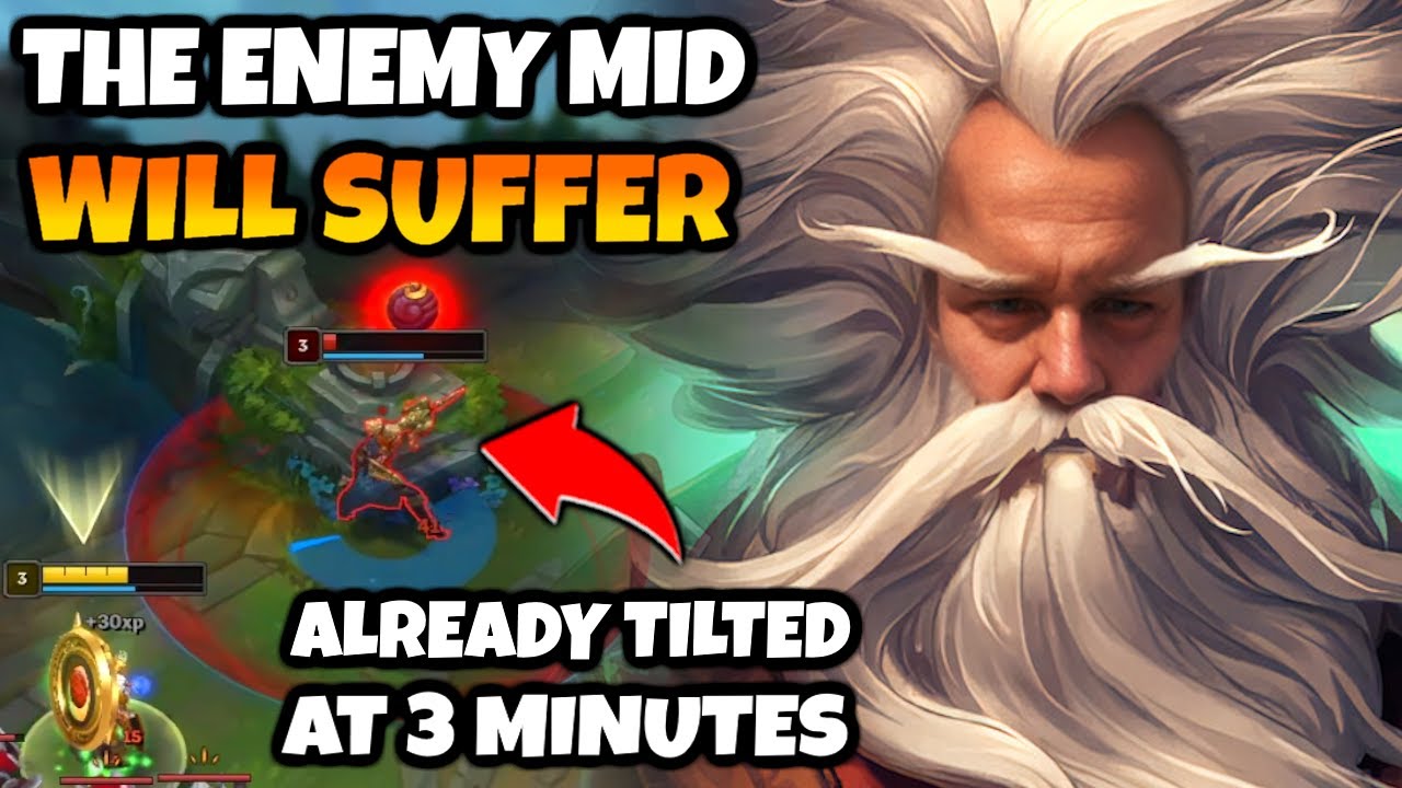 Zilean Mid is the best mental destroyer. (Make the enemy absolutely hate you)