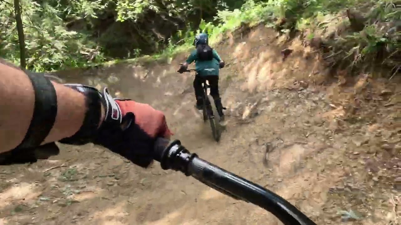 Retour &aacute; Morzine - Bleu - Les Gets MTB VTT GoPro 4k