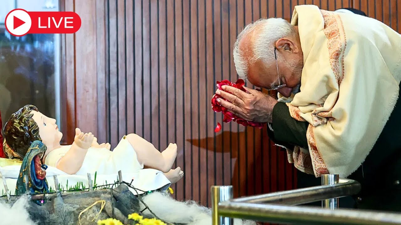 LIVE: PM Narendra Modi Celebrates Christmas At Cathedral Church Of The Redemption In New Delhi