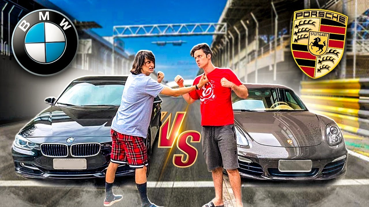 DESAFIEI A PORSCHE DO ENALDINHO PARA UM RACHA CONTRA MINHA BMW!!